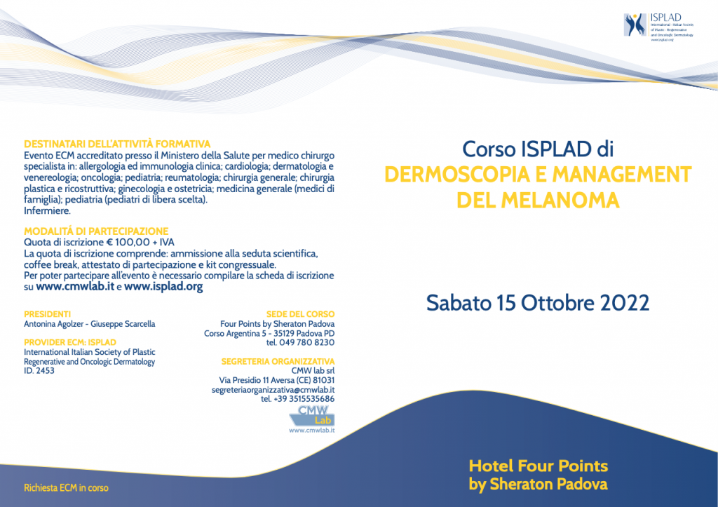 ISPLAD | Corso One Day Padova 11 ottobre 2022 